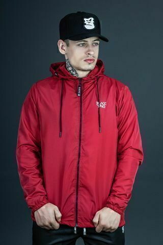 Jaqueta Corta-Vento Black Targ com Capuz - Vinho