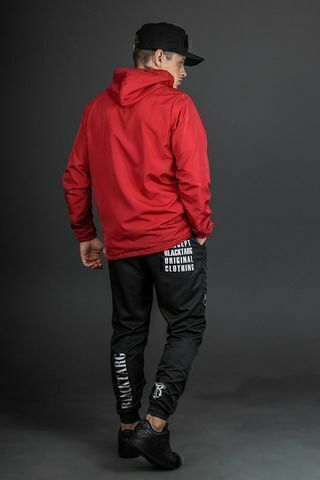 Jaqueta Corta-Vento Black Targ com Capuz - Vinho