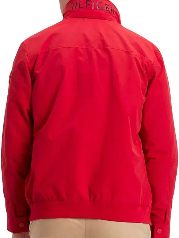 Jaqueta Tommy Hilfiger Masculina Reggata Velejador Clássica Vermelha