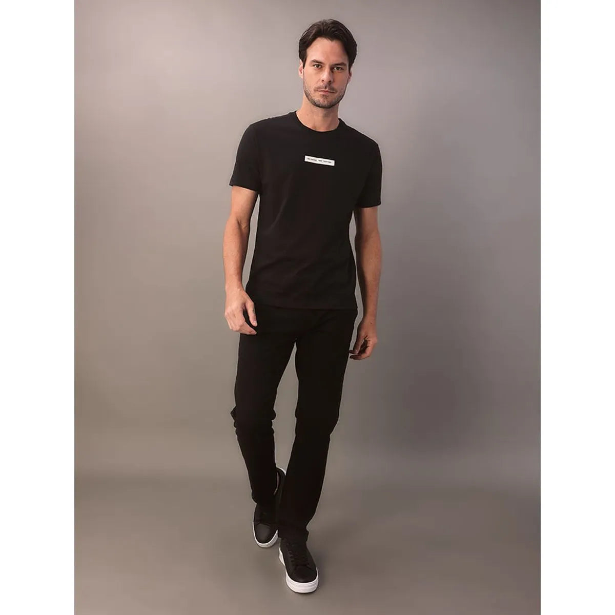 Camiseta Masculina Box Nyc Preto Calvin Klein - White Label
