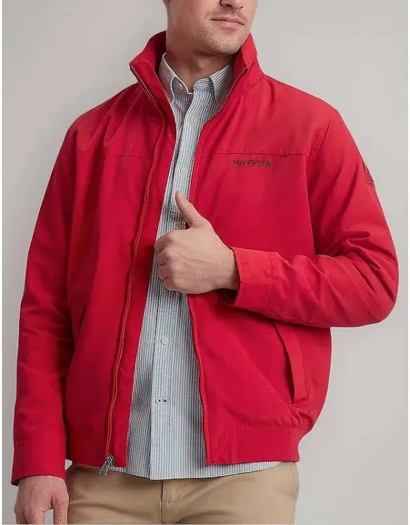 Jaqueta Tommy Hilfiger Masculina Reggata Velejador Clássica Vermelha