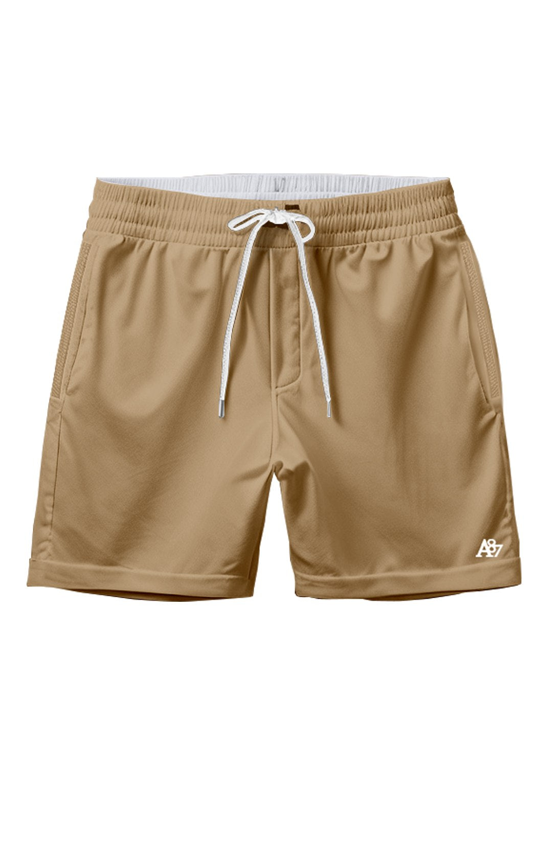 Short de Banho Aéropostale Masculino A87 Bege
