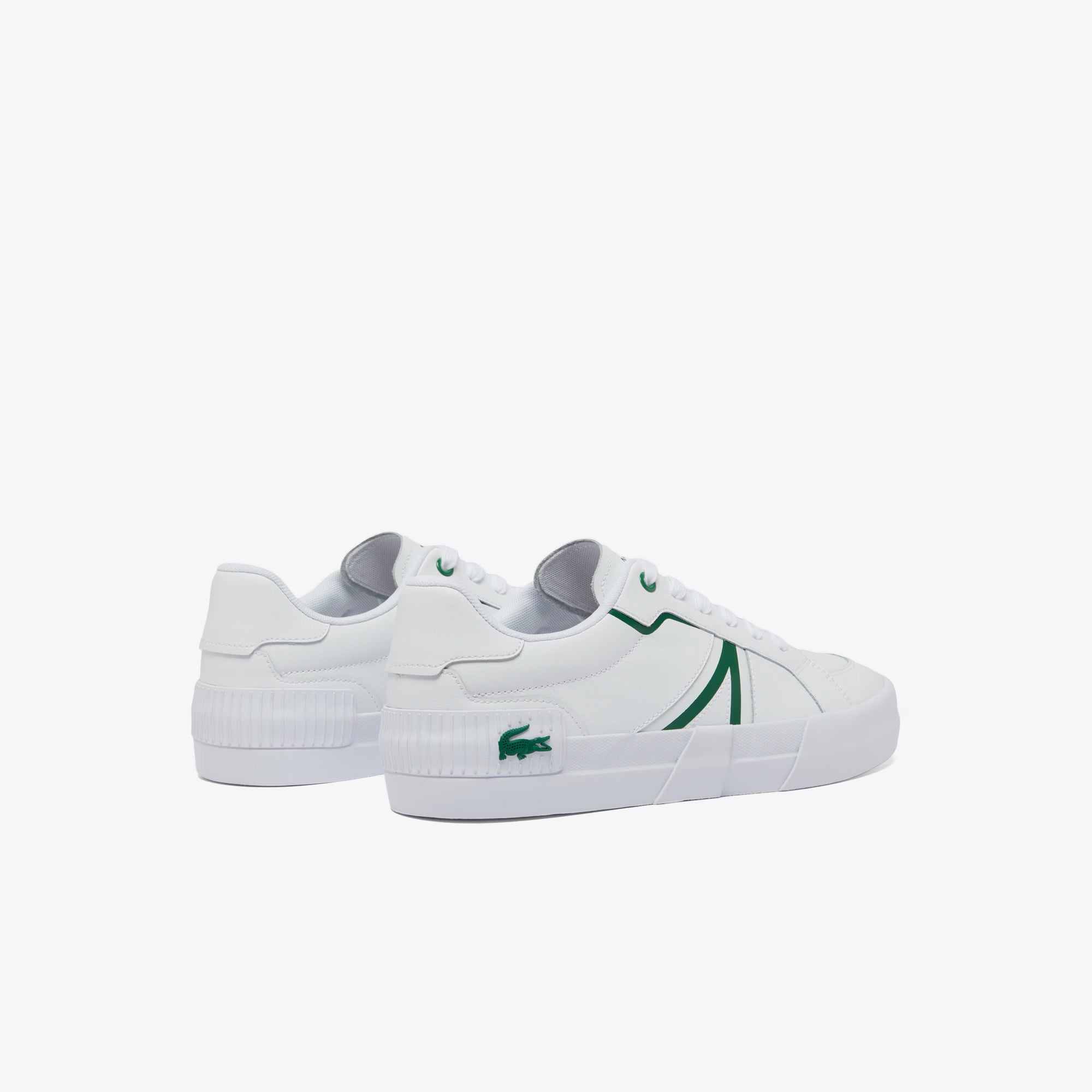 Tênis Lacoste Masculino L004 Court Moderno Branco e Verde