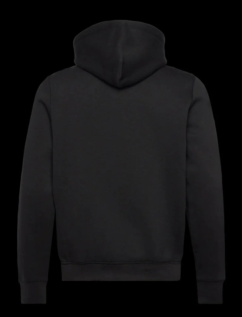 Moletom Canguru Tommy Hilfiger com Logo "Est. 1985" - Preto