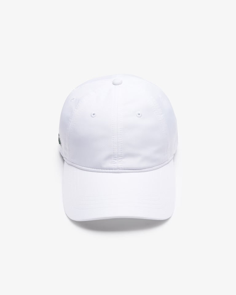 Boné Lacoste Sport em Tafetá Acetinado - Branco