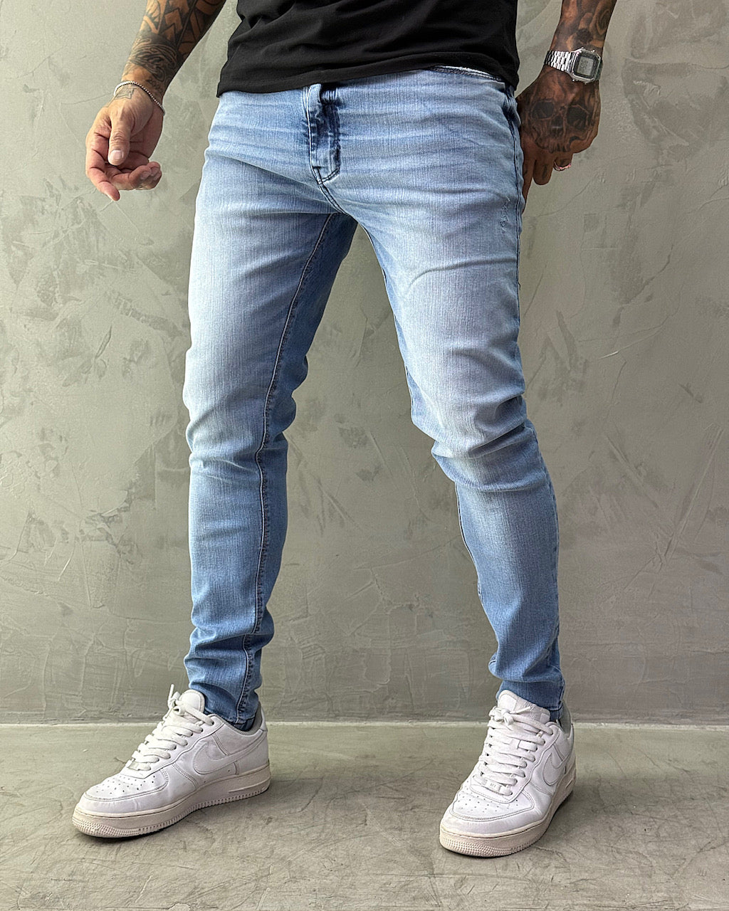 Calça Jeans Jay Jones Super Skinny - Lavagem Média/REF8127