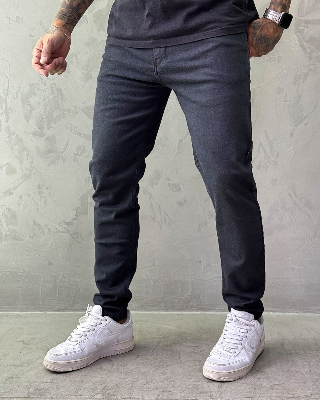 Calça Jeans Jay Jones Skinny - Preta Essencial/REF8112