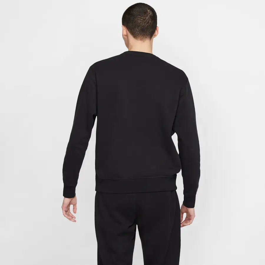 Moletom Nike Sportswear Club Fleece Gola Careca - Preto