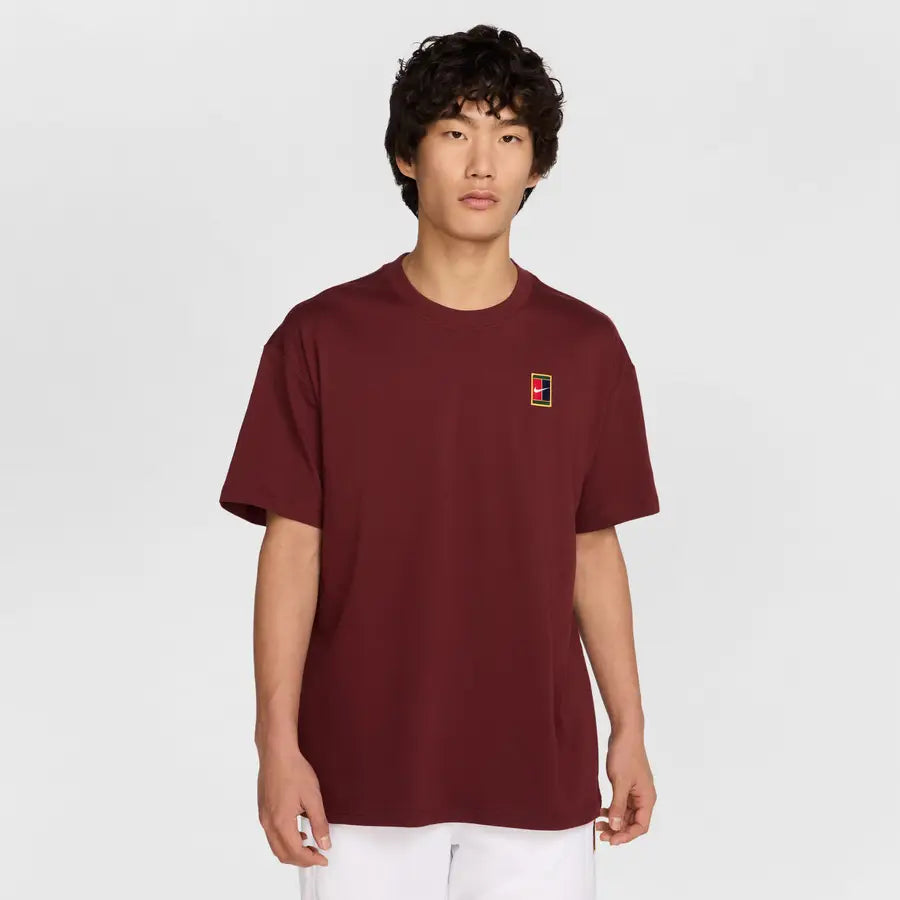 Camiseta NikeCourt Heritage M90 - Vinho