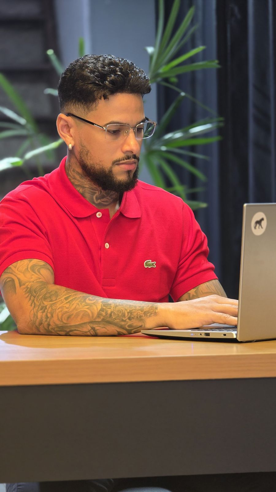 Polo Lacoste Slim Fit L.12.12 em Piqué