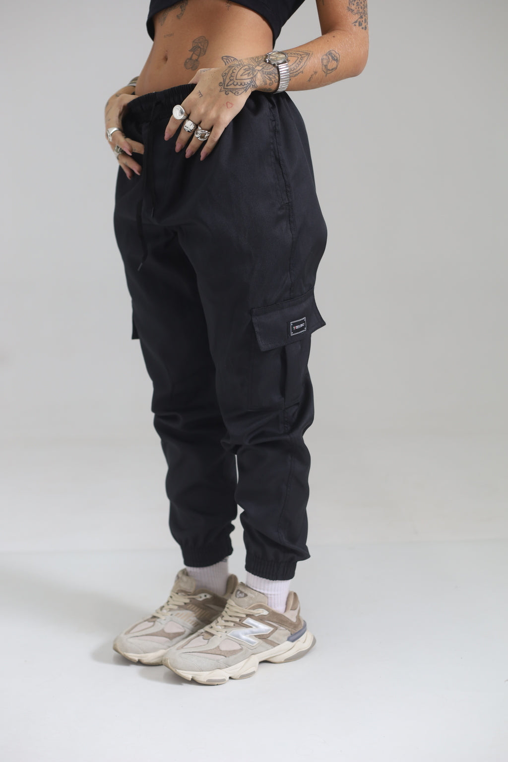 Calça Cargo Jogger Mafiuso Unissex Preta