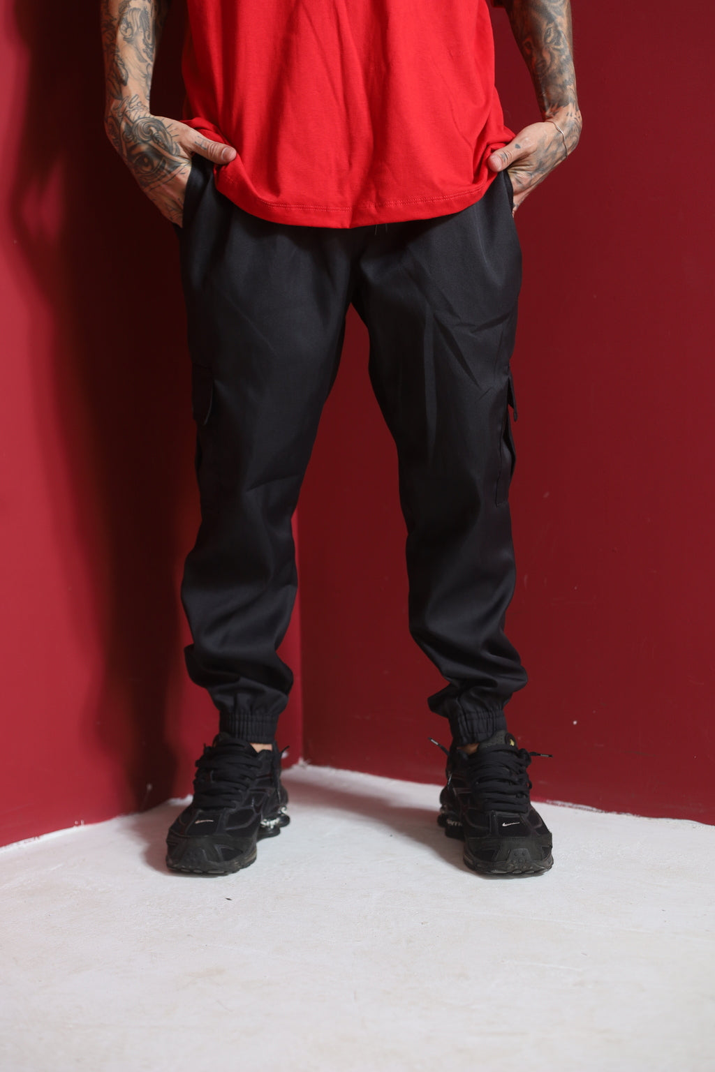 Calça Cargo Jogger Mafiuso Unissex Preta