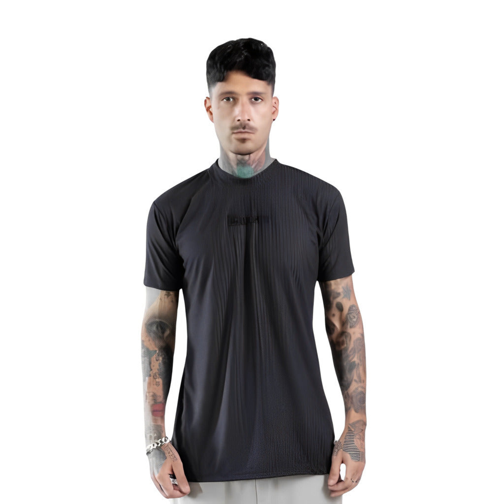 Camiseta The Hopers Slim Fit Suede Ribbed - Terracota
