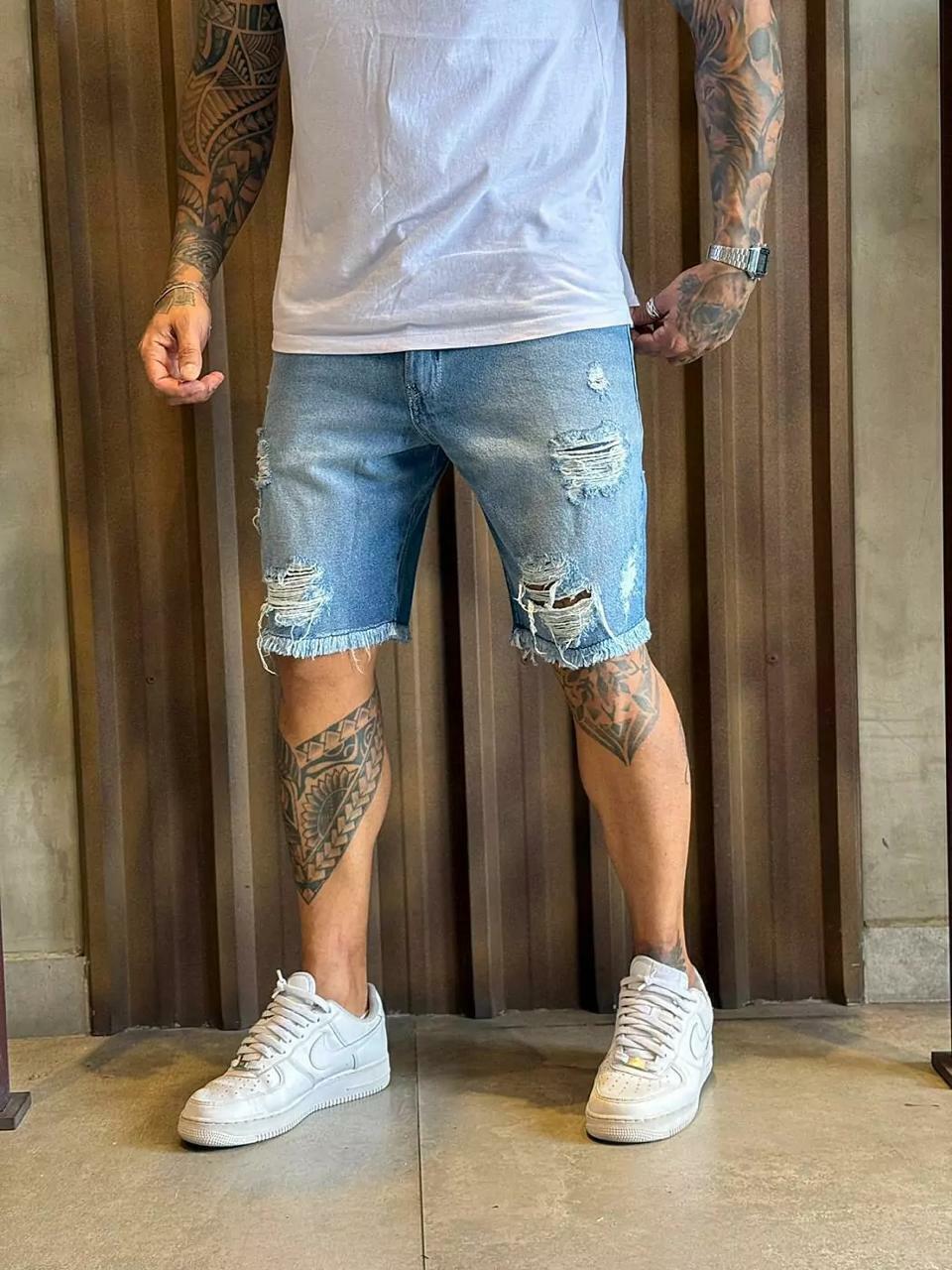 Bermuda Jeans Destroyd.