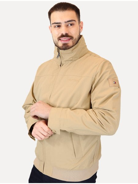 Jaqueta Tommy Hilfiger Masculina Reggata Velejador Clássica Caqui