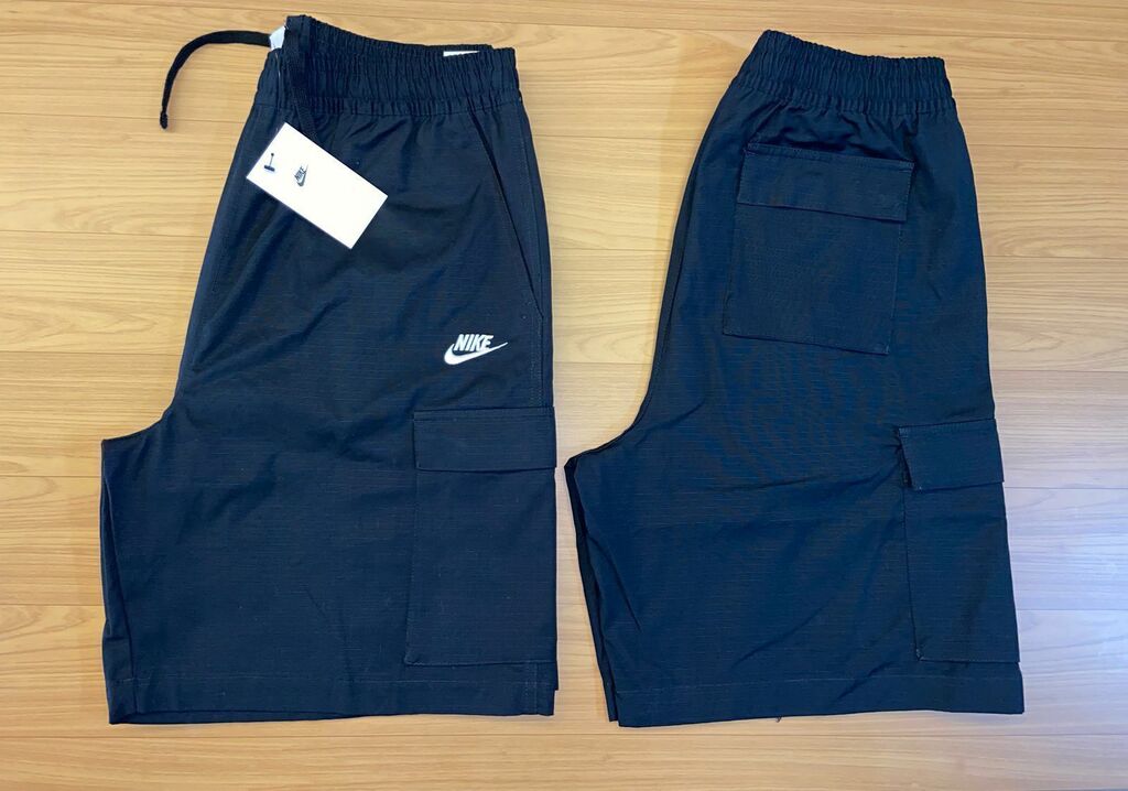 Shorts Nike Sportswear Cargo em Tecido Ripstop Azul Marinho