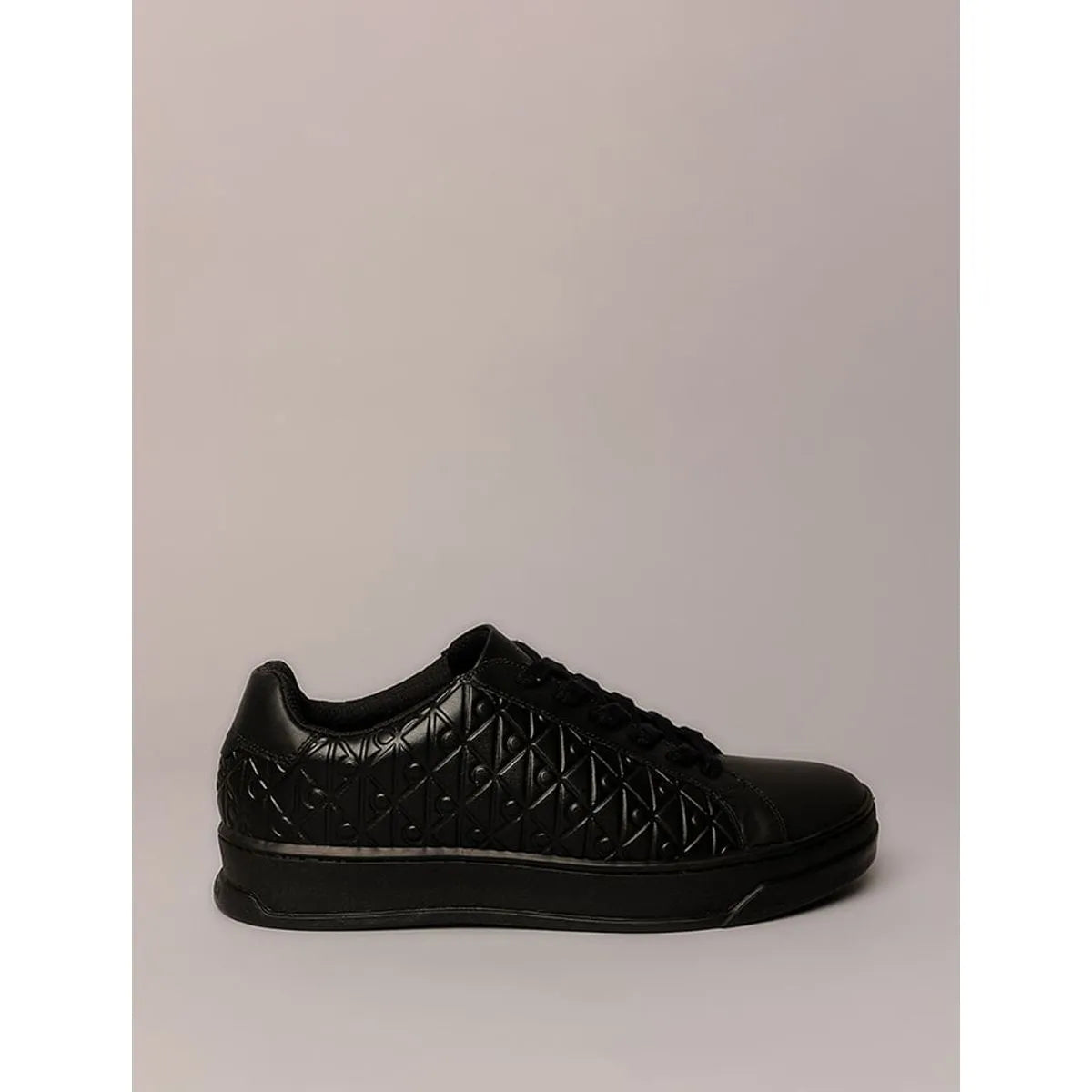 Tênis Calvin Klein Masculino Queima Full All Black Texturizado