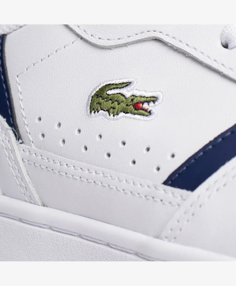 Tênis Lacoste Masculino T-Clip Court Branco e Azul Marinho