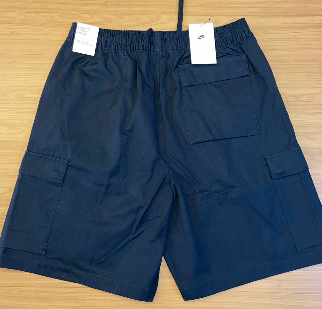 Shorts Nike Sportswear Cargo em Tecido Ripstop Azul Marinho