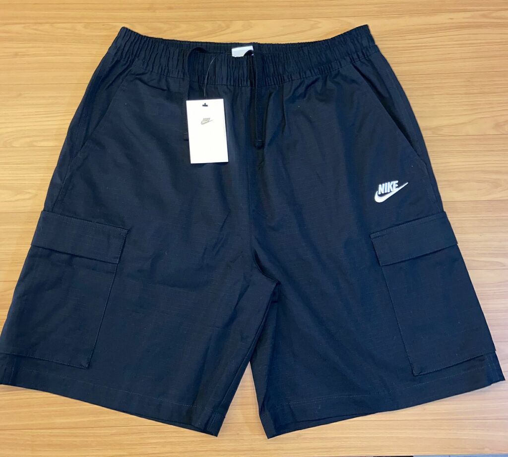 Shorts Nike Sportswear Cargo em Tecido Ripstop Azul Marinho