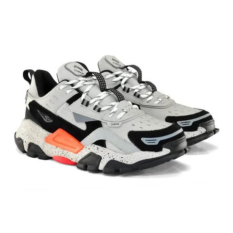 Tênis QIX Trek - Bege / Preto / Laranja