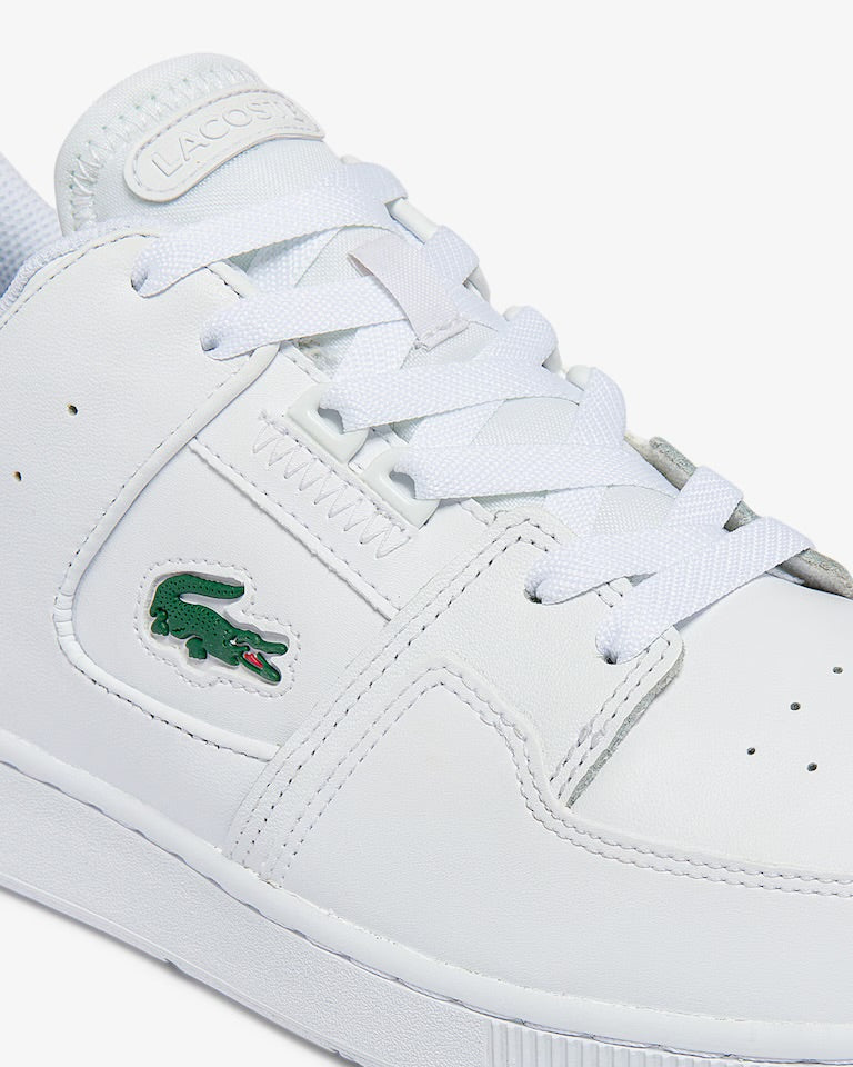 Tênis Lacoste Masculino Court Cage Todo Branco (Triple White)