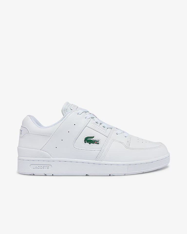 Tênis Lacoste Masculino Court Cage Todo Branco (Triple White)