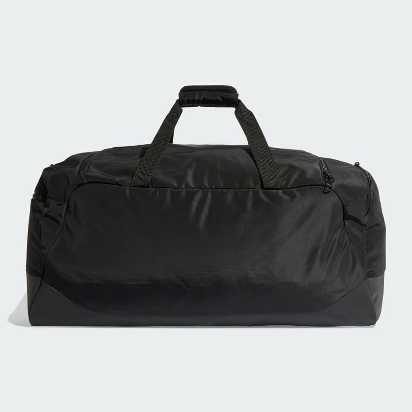 Mala Esportiva Adidas Duffel Training Preta com Logo Grande