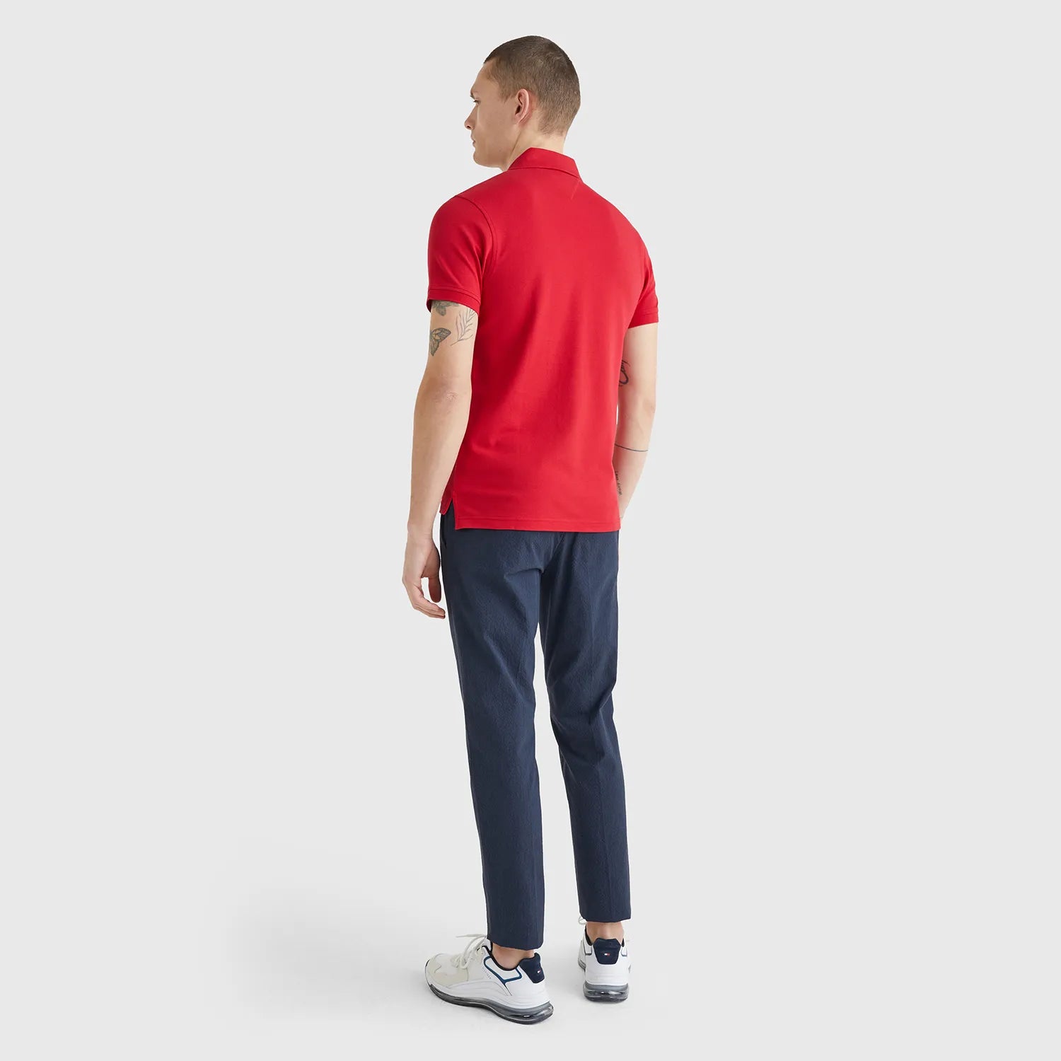 Polo Tommy Hilfiger Clássica 1985 Regular Fit - Vermelha