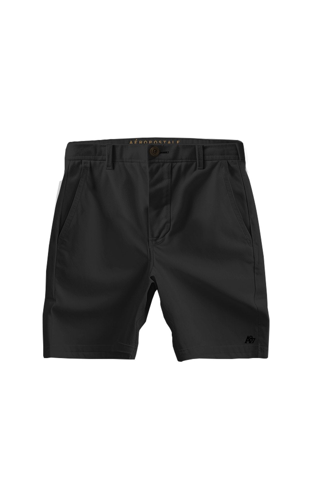 Bermuda Aéropostale Masculina Chino Ripstop A87 Preta