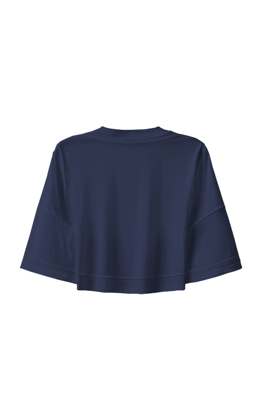Camiseta Cropped Aéropostale Feminina Oversized Estampa AERO Varsity Azul Marinho