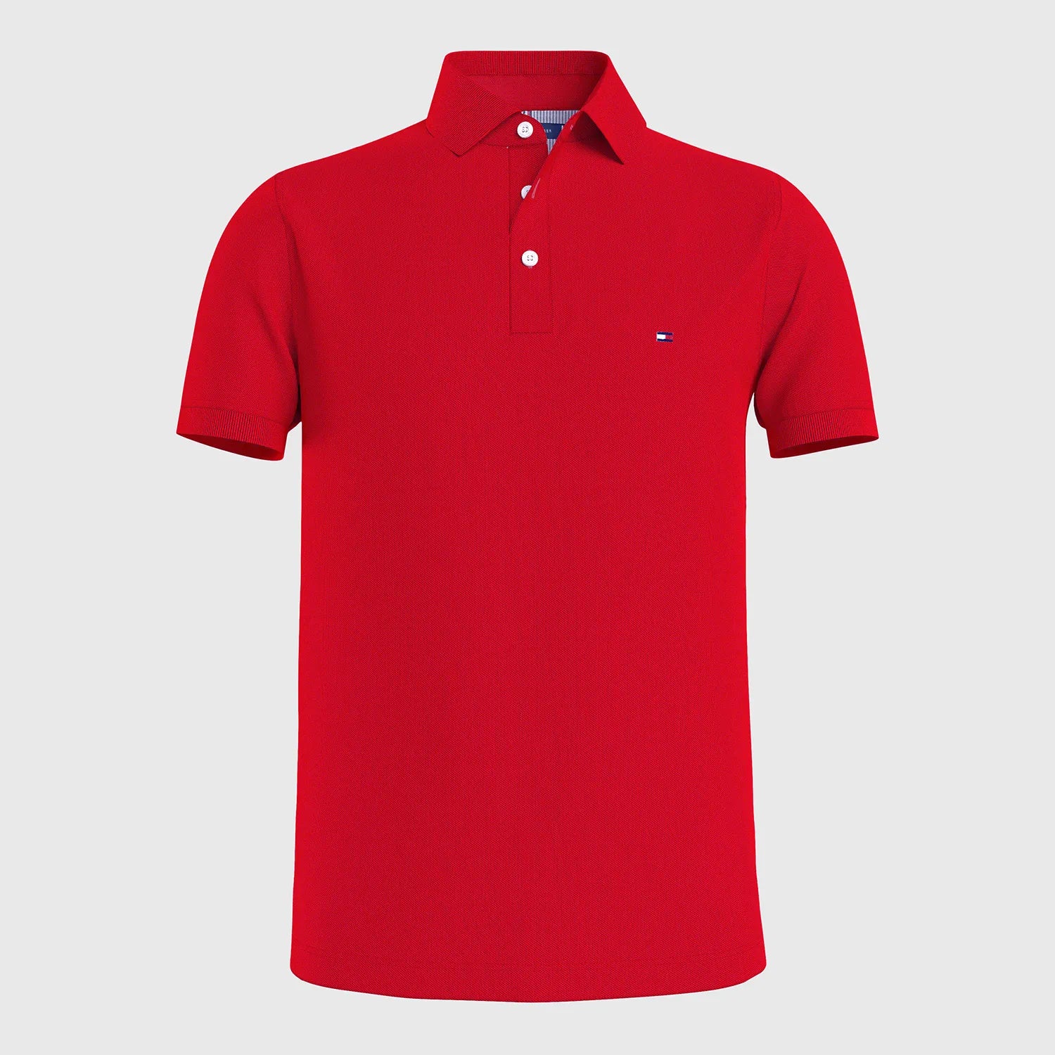 Polo Tommy Hilfiger Clássica 1985 Regular Fit - Vermelha