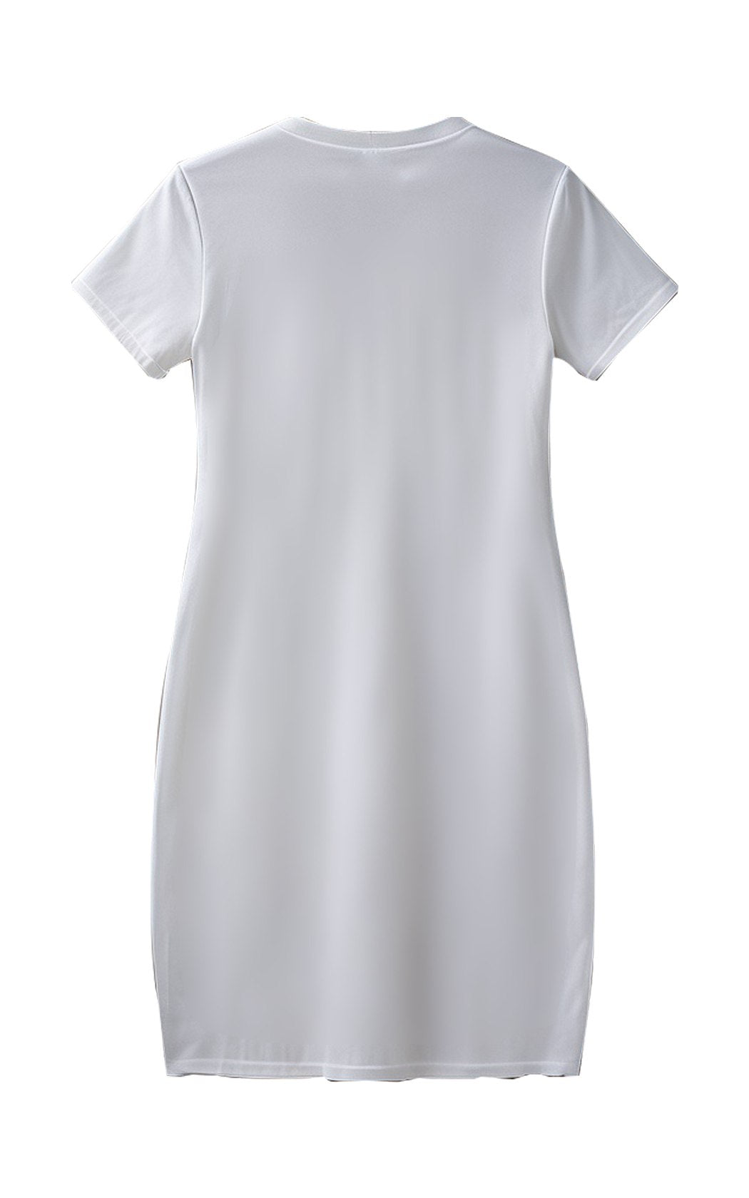 Vestido Aéropostale Feminino T-Shirt Dress Branco com Logo AERO NYC Bordado
