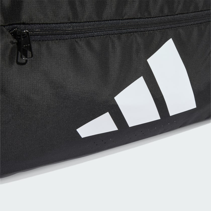 Mala Esportiva Adidas Duffel Training Preta com Logo Grande