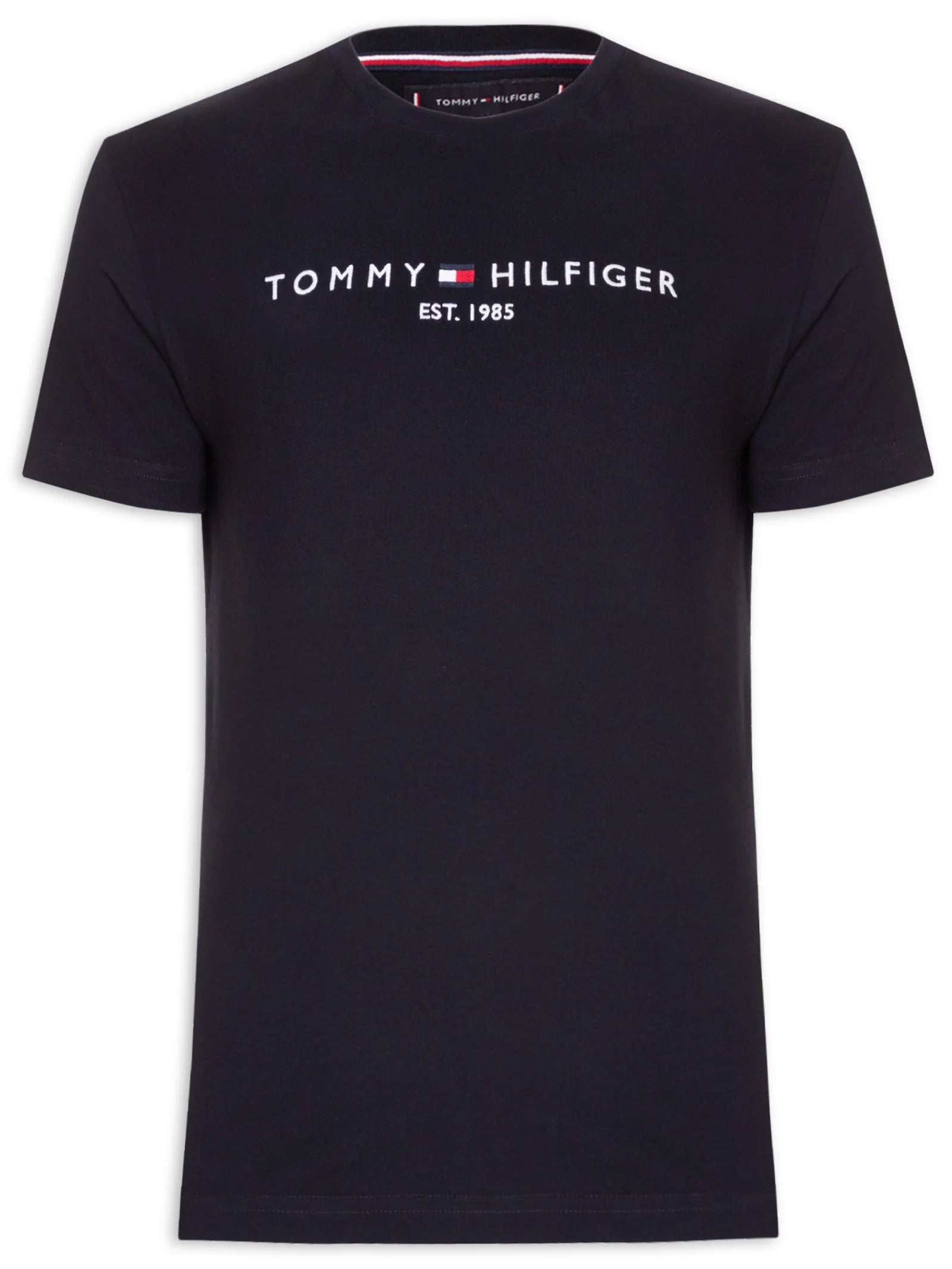 Camiseta Tommy Hilfiger Masculina Logo Core EST. 1985 Azul Marinho