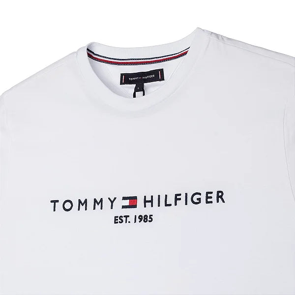 Camiseta Tommy Hilfiger Masculina Logo Core EST. 1985 Branca