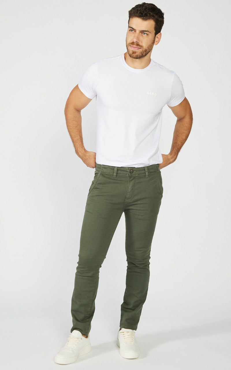 Camiseta Aéropostale de Algodão Supima com Mini Logo - Branca