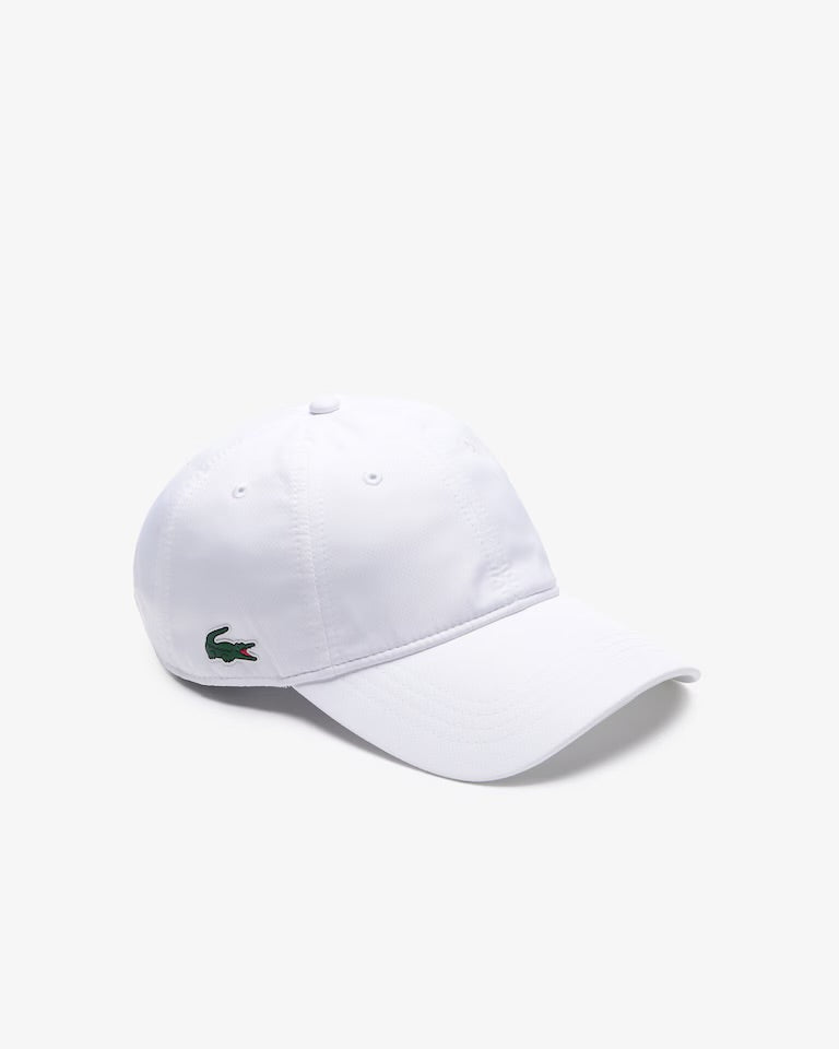 Boné Lacoste Sport em Tafetá Acetinado - Branco