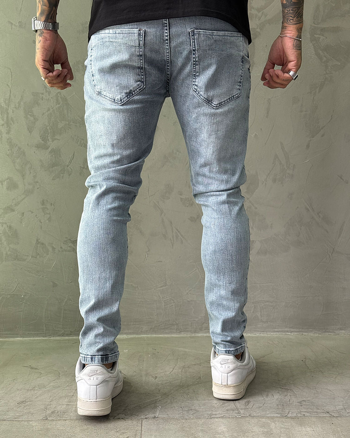 Calça Jeans Jay Jones Super Skinny Destroyed - Lavagem Clara/REF8083