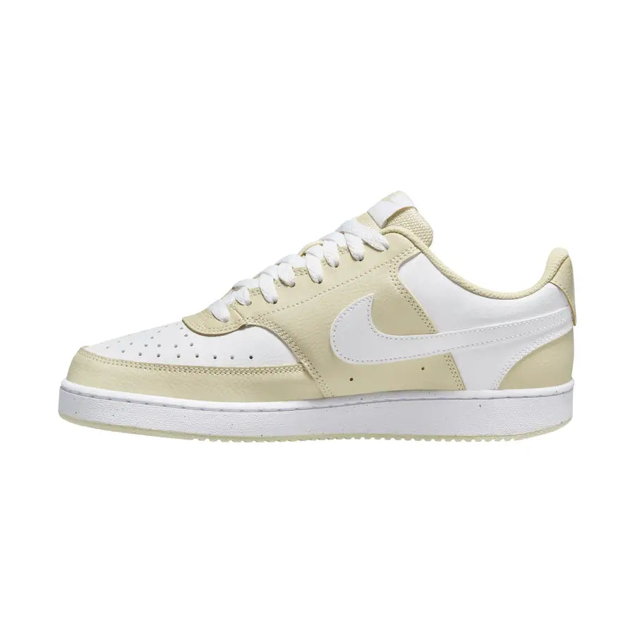 Tênis Nike Court Vision Low Next Nature - Branco/Creme