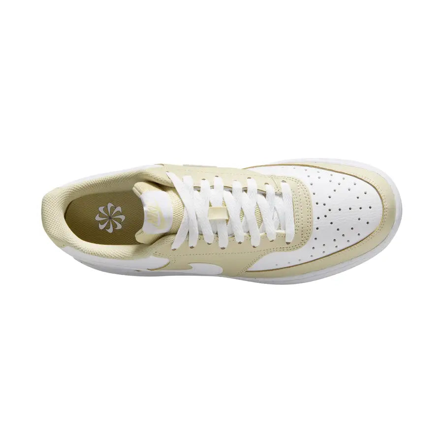 Tênis Nike Court Vision Low Next Nature - Branco/Creme