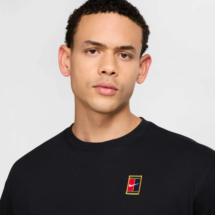 Camiseta NikeCourt Heritage M90 - Preta