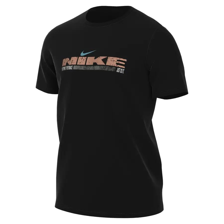 Camiseta Nike Dri-FIT HBR Print - Preta