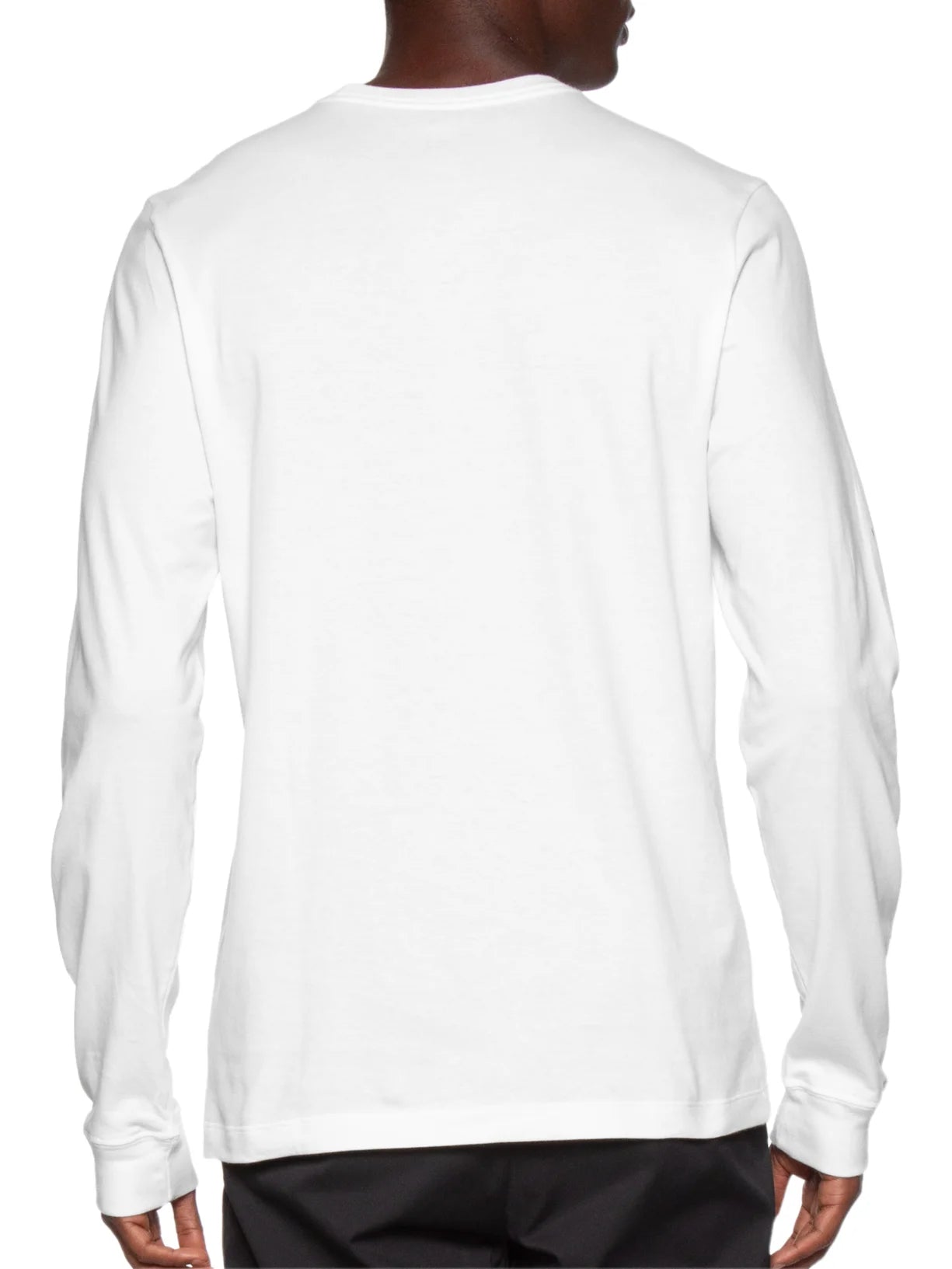 Camiseta Nike M NSW Club Tee Manga Longa - Branca