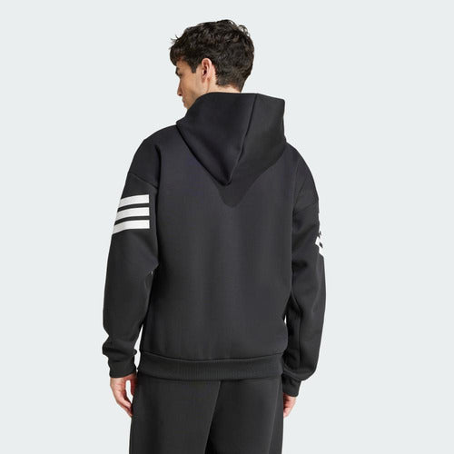 Moletom com Capuz Adidas Future Icons 3-Stripes - Preto