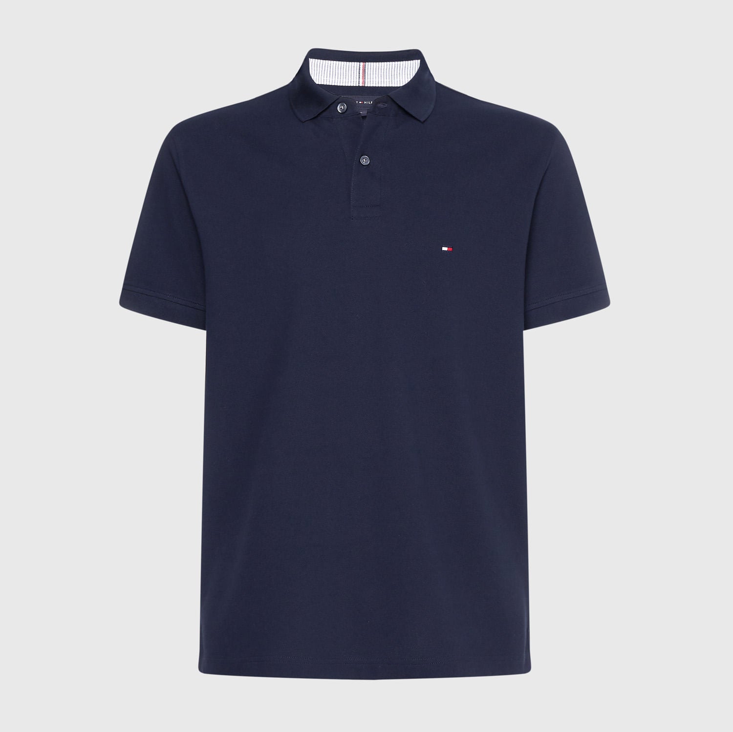 Polo Tommy Hilfiger 1985 Clássica em Piqué - Azul Marinho