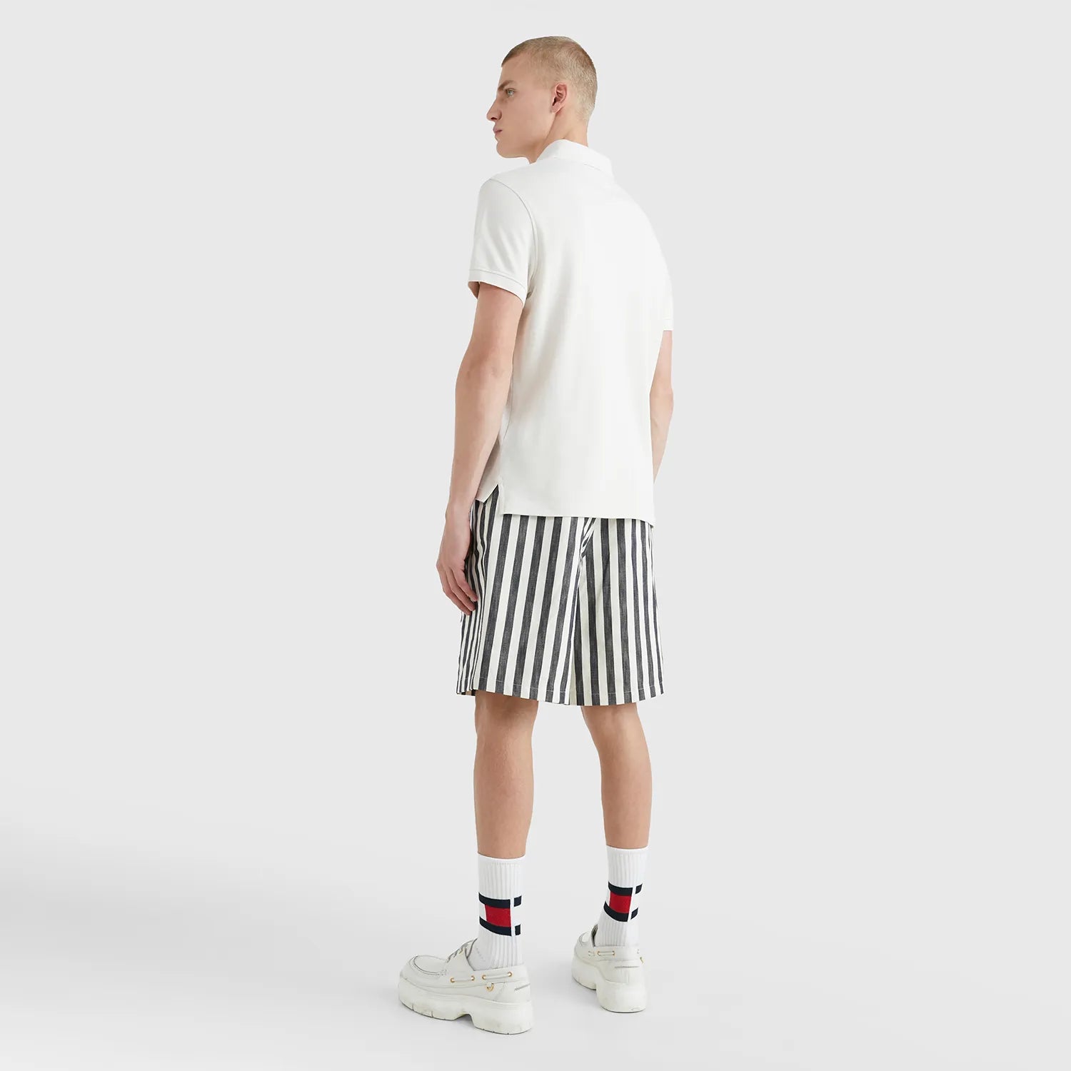 Polo Tommy Hilfiger Clássica 1985 Regular Fit - Branca