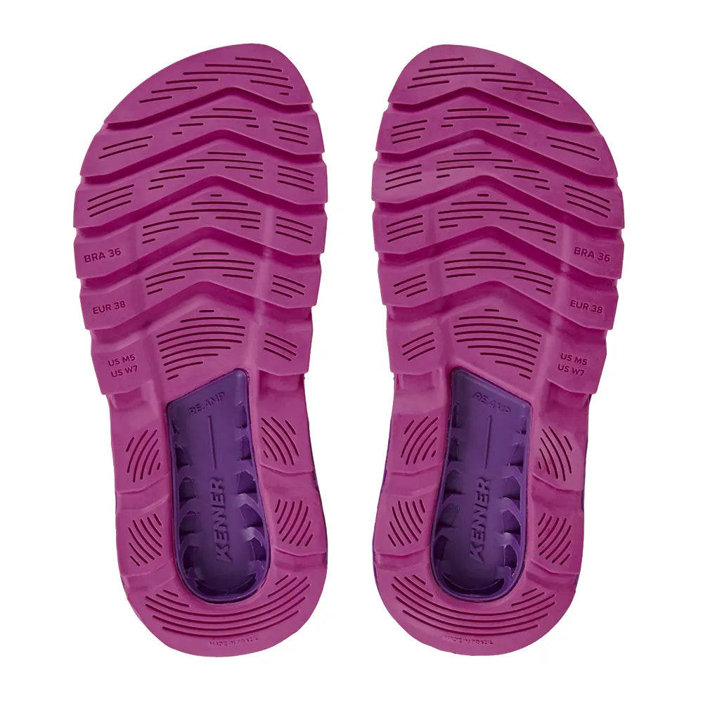 Sandália Kenner Rakka Anitta Feminina Rosa e Roxo