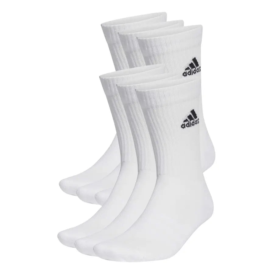 Kit 3 Pares de Meias Adidas Cano Médio - Branca