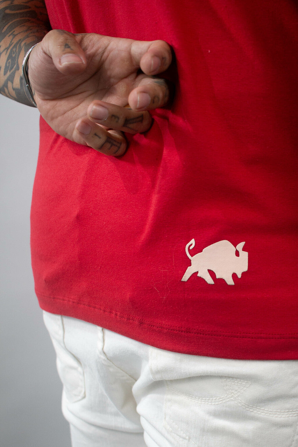 Camiseta Effel Slim Fit Logo Impacto Vermelha